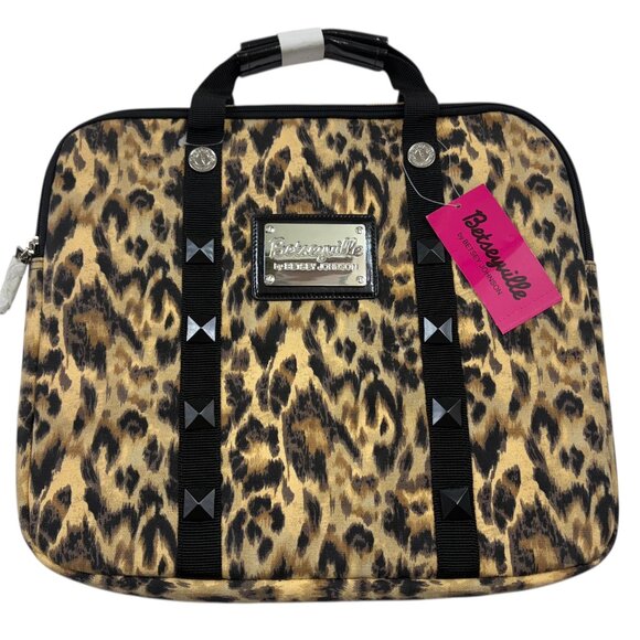 Betsey Johnson - Betseyville - Animal Instinct Laptop Bag / Briefcase - NWT - Picture 1 of 9
